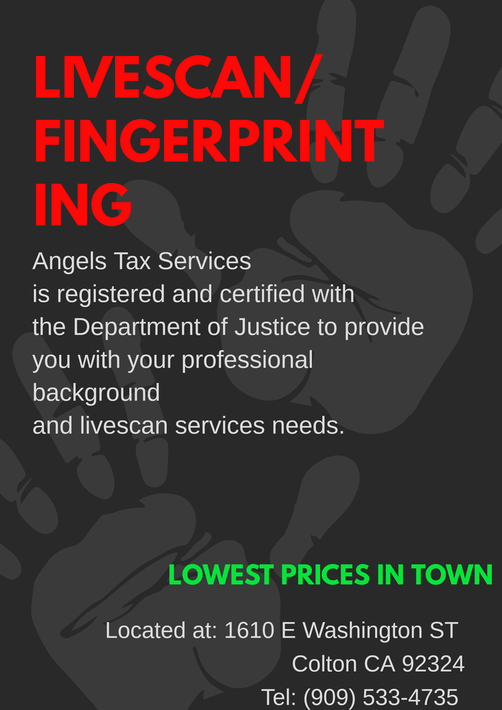 ANGELS TAX SERVICES Updated June 2024 1610 E Washington St, Colton