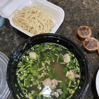 LAN Noodle - Beef Soup Special but nothing special. There were only 3 pieces of thinly sliced beef. Not worth it - Noodles Near Me - West Covina, California LAN Noodle - Beef Soup Special but nothing special. There were only 3 pieces of thinly sliced beef. Not worth it - Noodles Near Me - West Covina, California