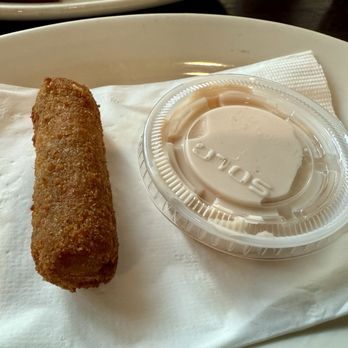 Mis Raices Restaurant - Chicken Croquettes/Croqueta de Pollo - Puerto Rican Near Me - Teaneck, New Jersey