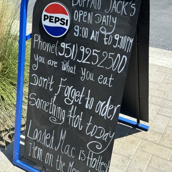 Buffalo Jack’s - Outside sign. - Sandwiches Near Me - Hemet, California Buffalo Jack’s - Outside sign. - Sandwiches Near Me - Hemet, California