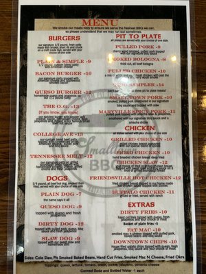 Menu photo 4 Small Town BBQ Friendsville, TN Menu photo 4 Small Town BBQ Friendsville, TN