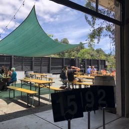 Outdoor seating (one household per table) Outdoor seating (one household per table)