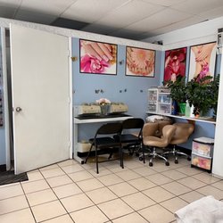 Inside of salon