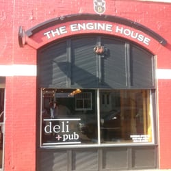 The Engine House- Pub and Pizza Parlour - View from the street.  Use to be the old Fire House in Winchester.