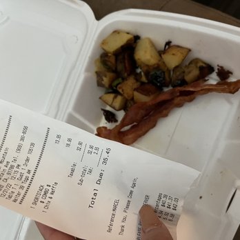 Brandon's Diner - Who put this lil scoop of country potatoes in this box, this amount is disrespectful lol - American Near Me - Upland, California