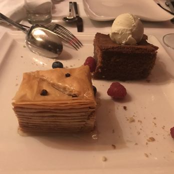 Limani - Baklava and walnut sponge cake - Mediterranean Near Me - New York, New York Limani - Baklava and walnut sponge cake - Mediterranean Near Me - New York, New York