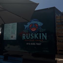 Exterior outside entrance of The Ruskin Seafood - Ruskin, Florida Exterior outside entrance of The Ruskin Seafood - Ruskin, Florida