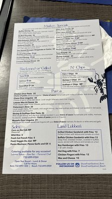 Menu photo 7 Shore Fresh Seafood Market & Restaurant Point Pleasant Beach, NJ