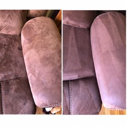 Chappaqua Cleaners & Tailors - Fabric Furniture Cleaning - Before & After