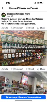 discount tobacco mart Discount Tobacco Mart, 501 W Main St, Denison, TX 75020, US
