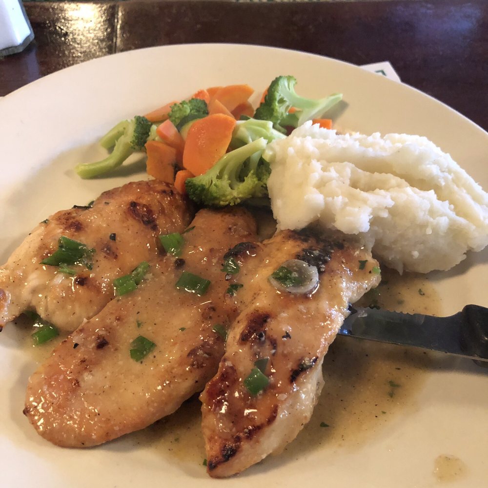 Riverdale Steak House - Lemon chicken, mash and mixed veggies - Steakhouses Near Me - Bronx, New York