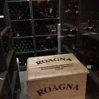 Jacobs & Co. Steakhouse - The endless wine cellar (one row among at least seven) - Steakhouses Near Me - Toronto, Ontario