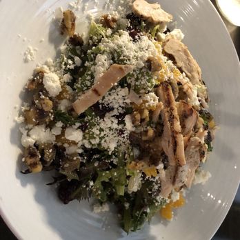 Brickstone Kitchen + Bar - Feta salad with chicken - Steakhouses Near Me - Lethbridge, Alberta Brickstone Kitchen + Bar - Feta salad with chicken - Steakhouses Near Me - Lethbridge, Alberta