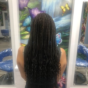 Hair Braiding And Weaves - Box braids medium - Hair Stylists Near Me - Sherman Oaks, California Hair Braiding And Weaves - Box braids medium - Hair Stylists Near Me - Sherman Oaks, California