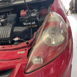 After Tommy cleaned my headlight