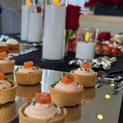 On The Roll Catering and Events - Smoked salmon mousse tarts