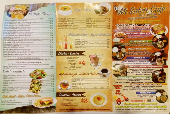 Menu photo 1 Mi Sabor Cafe Brooklyn, NY