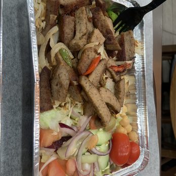 Halal Jamm - Lamb platter. Fresh salad , feels home made. - Kebab Near Me - New York, New York Halal Jamm - Lamb platter. Fresh salad , feels home made. - Kebab Near Me - New York, New York