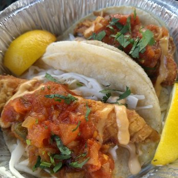 El Chucho - Fish tacos were just a little spicy, fair amount of breading. - Mexican Near Me - Washington, DC, District of Columbia El Chucho - Fish tacos were just a little spicy, fair amount of breading. - Mexican Near Me - Washington, DC, District of Columbia