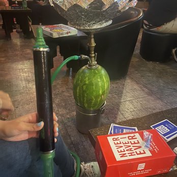 Lamoza - a watermelon with a hose attached to it - Middle Eastern Near Me - Brooklyn, New York