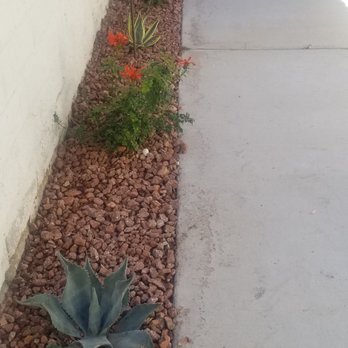 Northwest Landscape & Maintenance - Placed new rocks and plants on back patio - Landscaping Near Me - Las Vegas, Nevada Northwest Landscape & Maintenance - Placed new rocks and plants on back patio - Landscaping Near Me - Las Vegas, Nevada