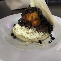 Arepa beef