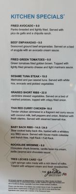 Menu photo 1 The Garden Grille & Bar Cary, NC