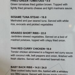 The Garden Grille & Bar - Kitchen Specials Menu July 2025