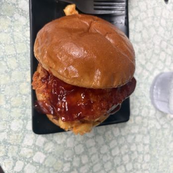 The Hatch - Closeup bbq chicken sandwich - Southern Near Me - Roanoke, Virginia The Hatch - Closeup bbq chicken sandwich - Southern Near Me - Roanoke, Virginia