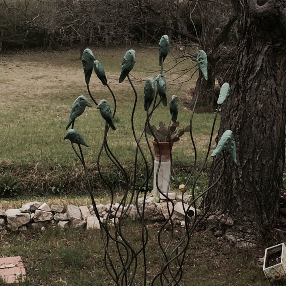 Kirchman Gallery - One of many sculptures in the backyard. - Art Galleries Near Me - Johnson City, Texas