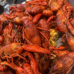 Blue Iguana taco house - Crawfish!