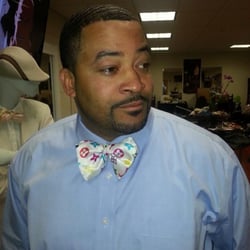 Classic Razor Sharp - Louis Vuitton Bow Tie in Spring Colors for Class Reunion event