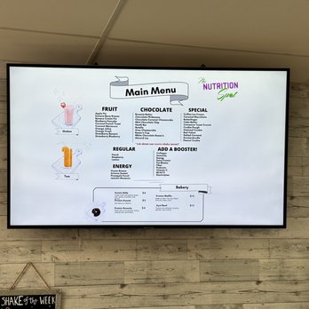 The Nutrition Spot - a menu on the wall - Juice Bars & Smoothies Near Me - Scottsdale, Arizona The Nutrition Spot - a menu on the wall - Juice Bars & Smoothies Near Me - Scottsdale, Arizona