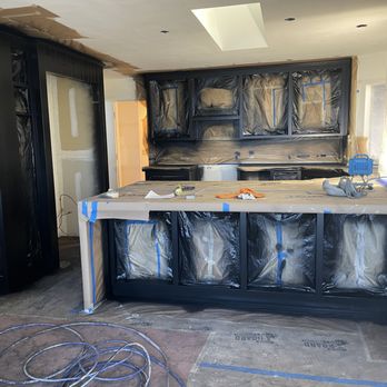 AuthenticDrywall - Can't go wrong with black cabinets - Drywall Installation & Repair Near Me