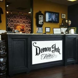 Demon Ink - Shop store front. Come on down for a tattoo!!! 281 583 9900