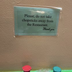 Bangkok House  - They sell chopsticks