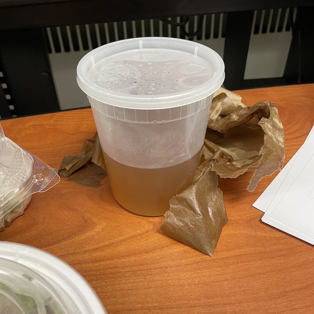 Saigon Cafe Millburn - My broth after spillage. RIP - Vietnamese Near Me - Millburn, New Jersey Saigon Cafe Millburn - My broth after spillage. RIP - Vietnamese Near Me - Millburn, New Jersey
