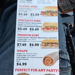 Casey's - Menu