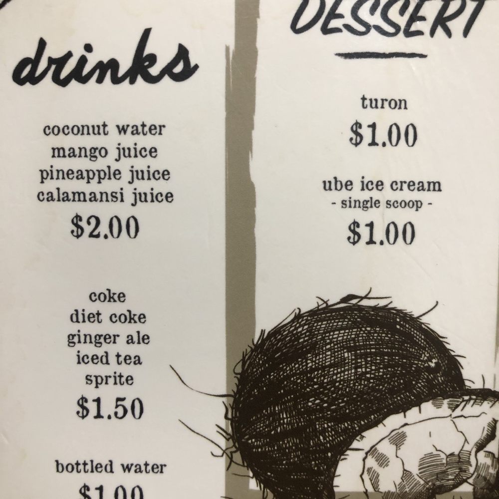 Tinuno - Menu - drinks and dessert - Filipino Near Me - Toronto, Ontario Tinuno - Menu - drinks and dessert - Filipino Near Me - Toronto, Ontario