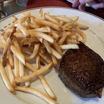 Bouchon - Steak au poivre with pommes frites - French Near Me - Yountville, California Bouchon - Steak au poivre with pommes frites - French Near Me - Yountville, California