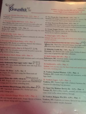 Menu photo 4 Sunswick 3535 Bar Astoria, NY