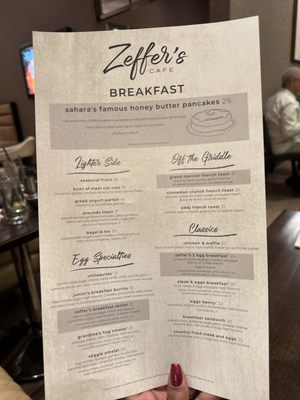 Menu photo 1 Zeffer’s Cafe Las Vegas, NV Menu photo 1 Zeffer’s Cafe Las Vegas, NV