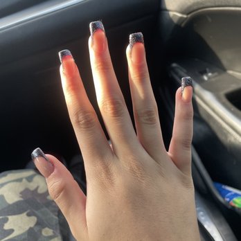 Stellar Nail Spa - The nails my daughter got for $75 - Nail Salons Near Me - San Antonio, Texas