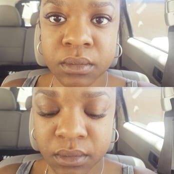 Lash Queen Diva - This was half way there. Still had some bald spots and missing lashes.....they are thicker now! - Eyelash Service Near Me Lash Queen Diva - This was half way there. Still had some bald spots and missing lashes.....they are thicker now! - Eyelash Service Near Me