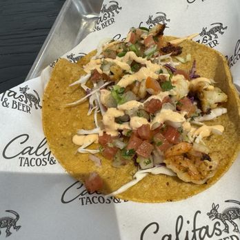 Califas Tacos & Beer - Baja Shrimp - Tacos Near Me - Shenandoah, Texas Califas Tacos & Beer - Baja Shrimp - Tacos Near Me - Shenandoah, Texas