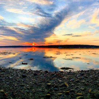 Hadley's Point Campground - Hadley Point sunset - Campgrounds Near Me - Bar Harbor, Maine