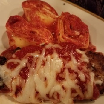 Mama Catena Vino e’ Cucina - chicken Parmesan with involtini pasta - Pizza Near Me - Euclid, Ohio Mama Catena Vino e’ Cucina - chicken Parmesan with involtini pasta - Pizza Near Me - Euclid, Ohio