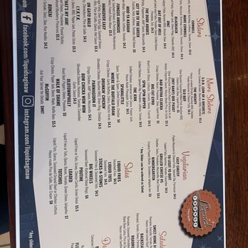 Liquid Lounge + Kitchen - Menu - American Near Me - Saginaw, Michigan