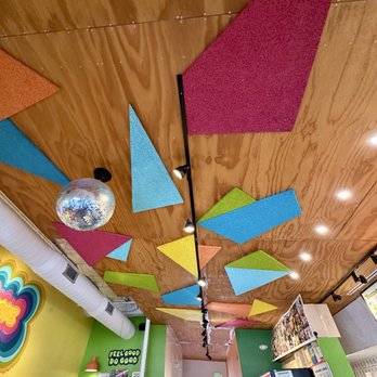 JuiceLand - Fun indoor ceiling art. - Juice Bars & Smoothies Near Me - Austin, Texas
