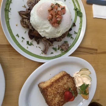 Over Easy - Custard french toast and kalua pig hash - Breakfast & Brunch Near Me - Kailua, Hawaii
